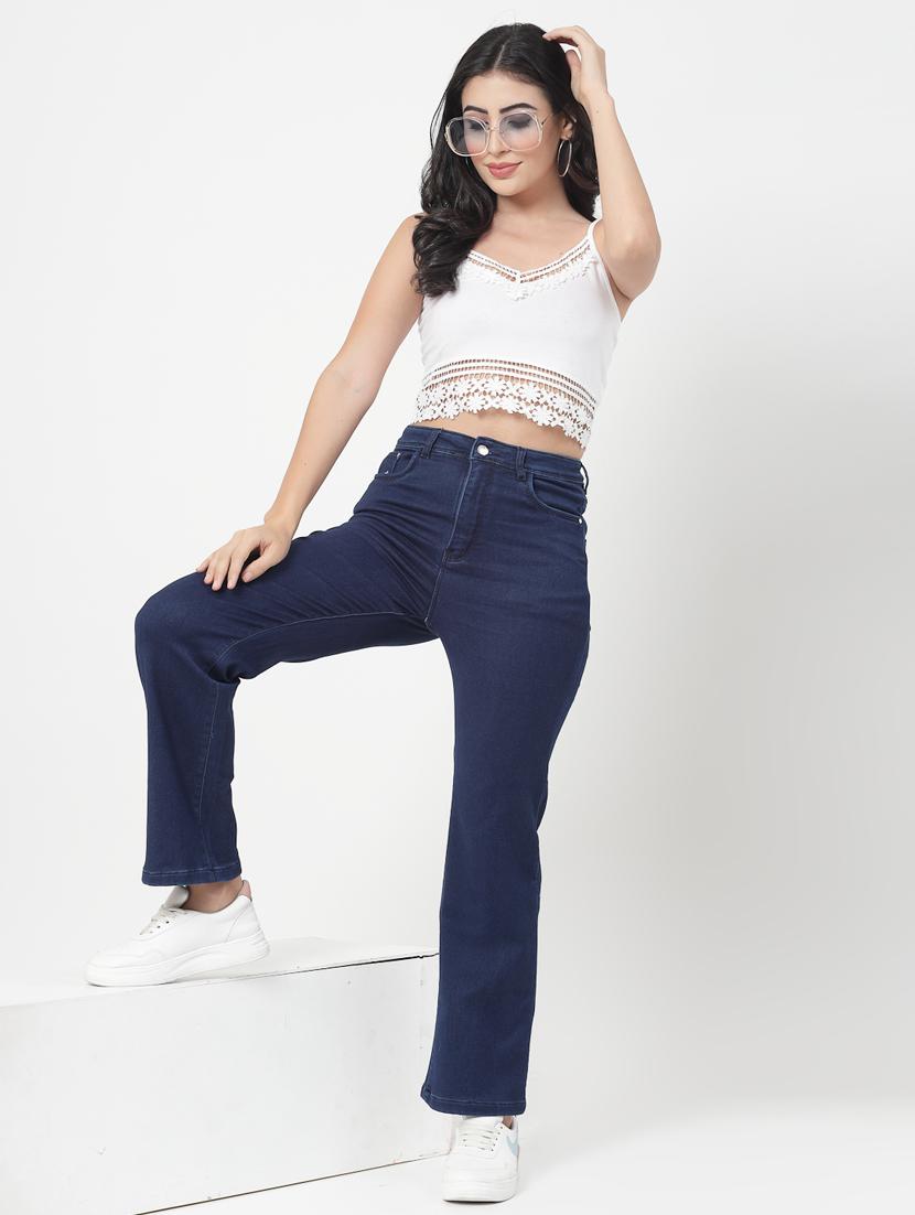 women's plain bootcut jeans - 20273287 - Zoom Image - 4