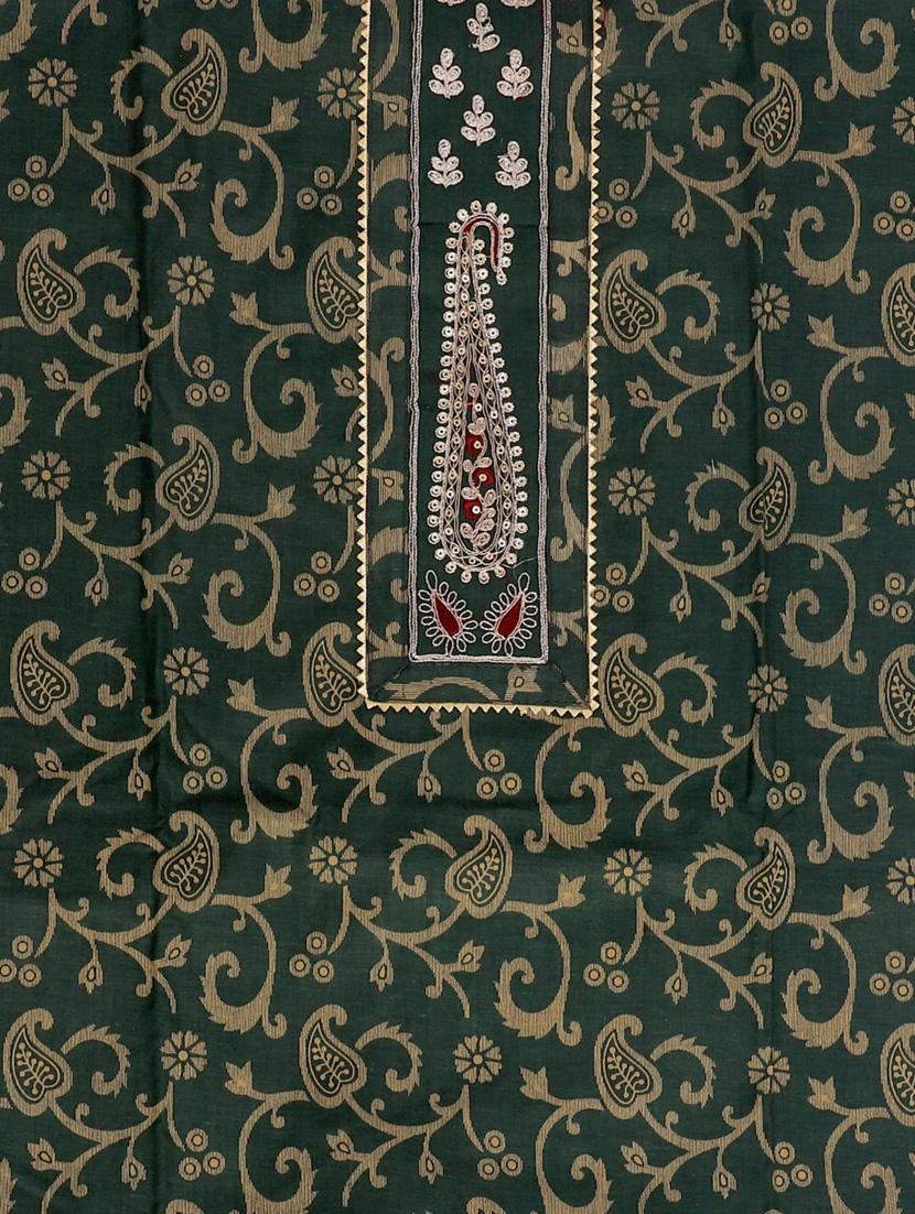 women green paisely unstitched suits - 20388444 - Zoom Image - 2