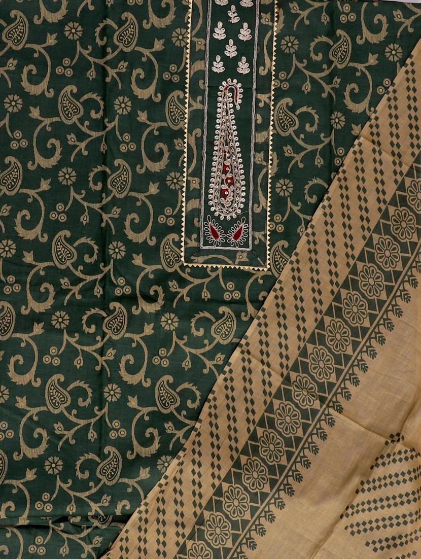 women green paisely unstitched suits - 20388444 - Zoom Image - 5