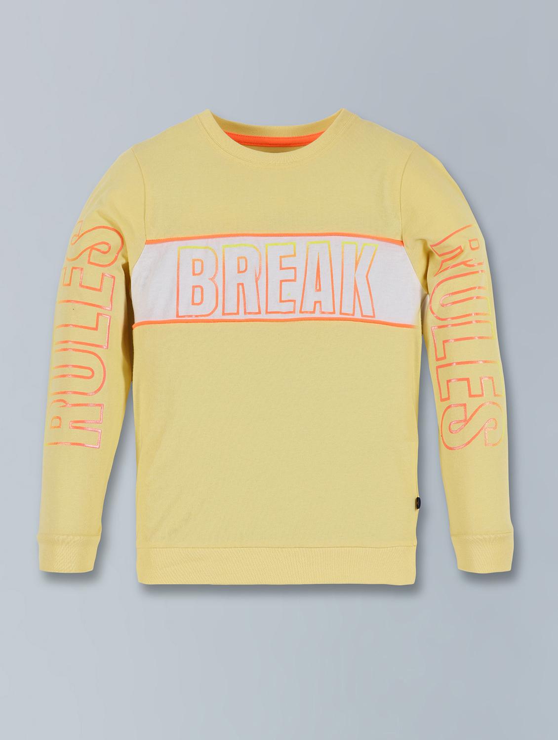 boys typography sweatshirt - 20396502 - Zoom Image - 3