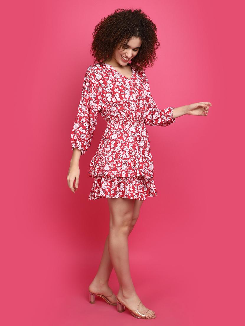 pink cotton aline ethnic dress - 20448326 - Zoom Image - 2