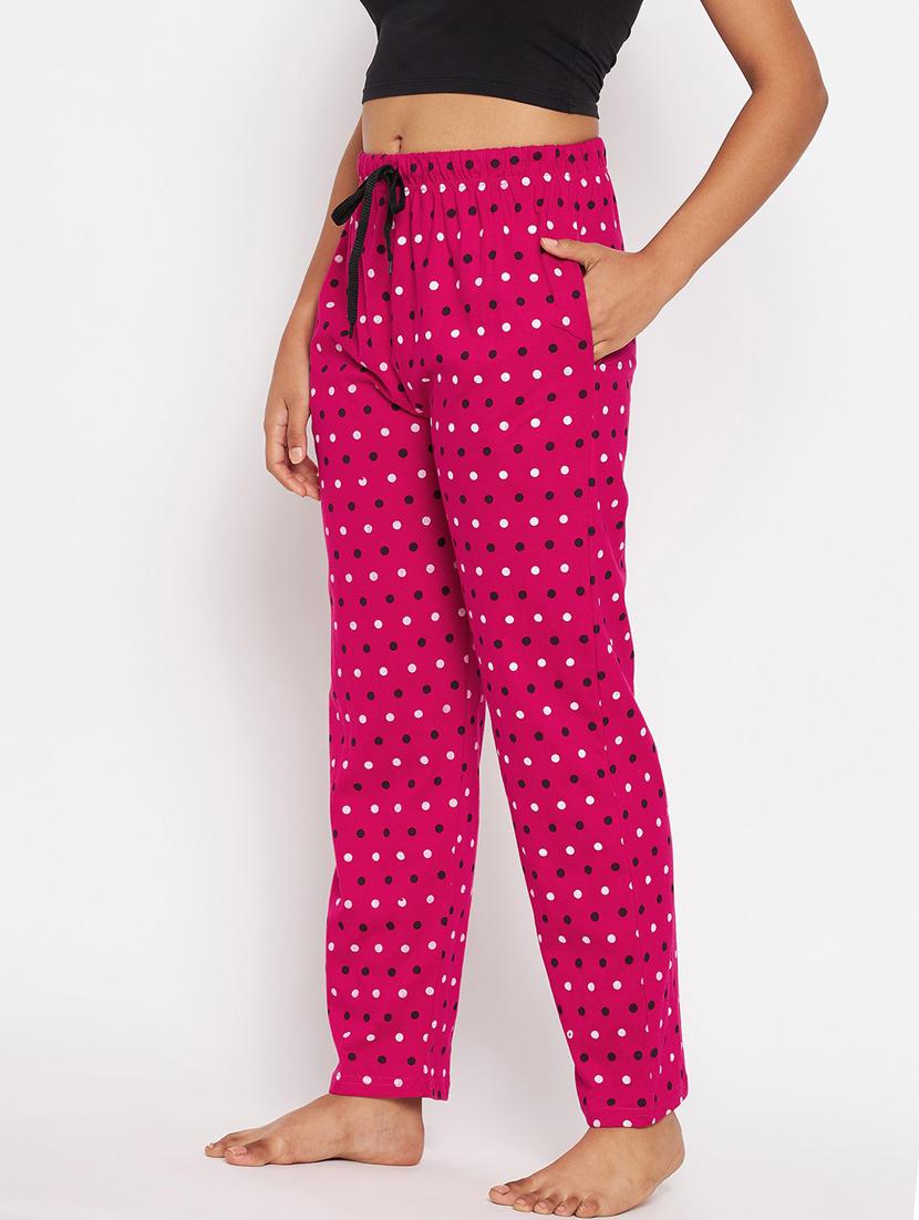 women mid rise cotton pajama - 20467592 - Standard Image - 2