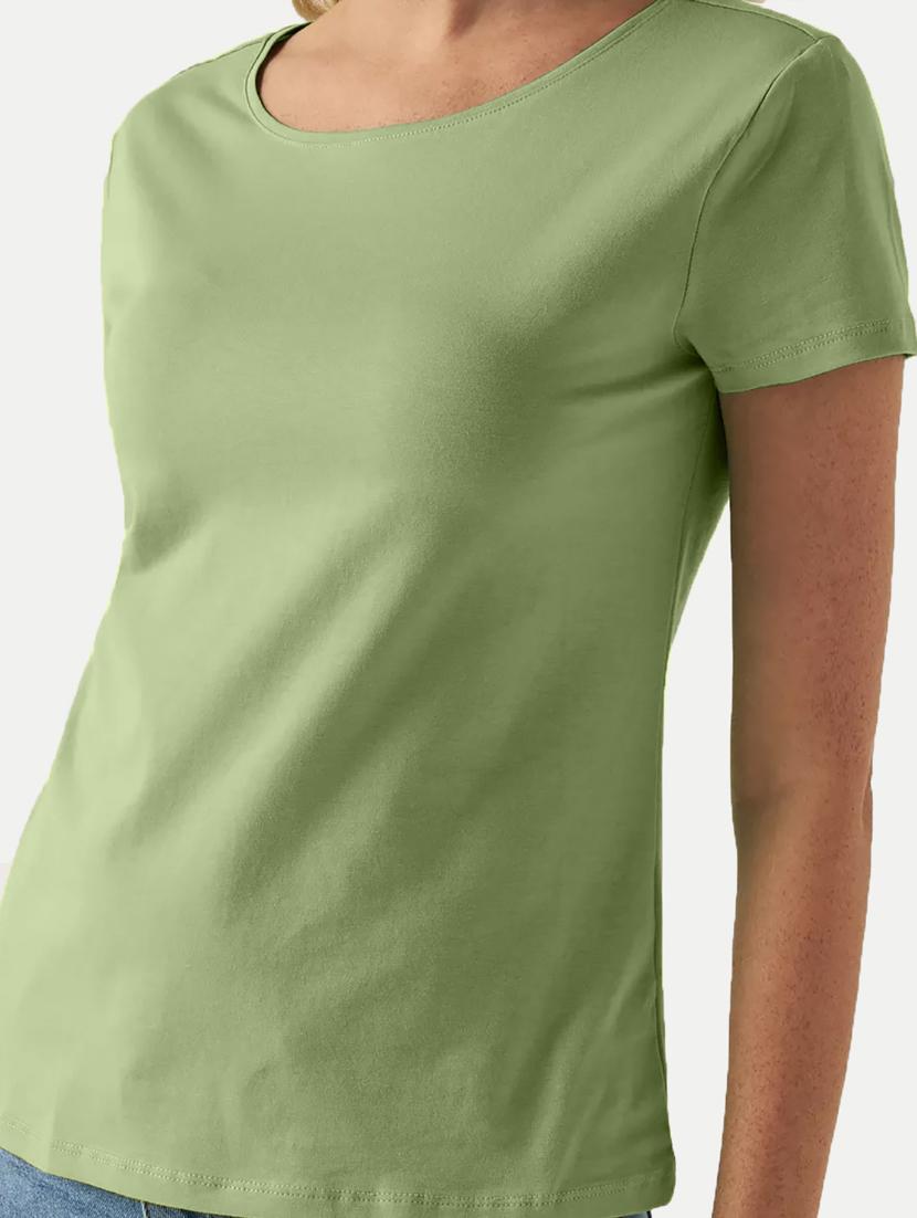 women's plain round neck t-shirt - 20478250 - Zoom Image - 3