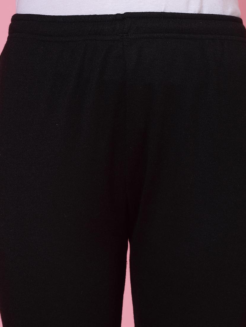 women black woolen legging - 20535192 - Standard Image - 5