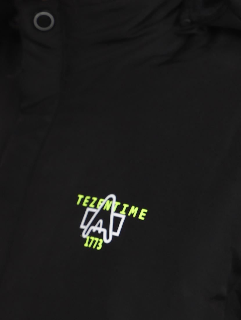 men black solid hooded jacket - 20594703 - Zoom Image - 5