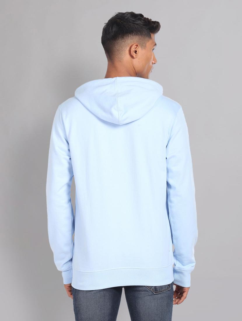 solid purist blue hooded sweatshirt - 20757477 - Standard Image - 2