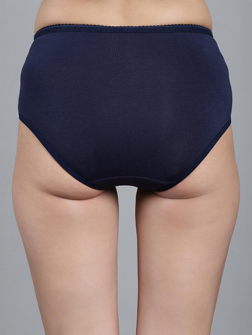 navy blue cotton hipster panty - 20962320 - Zoom Image - 2