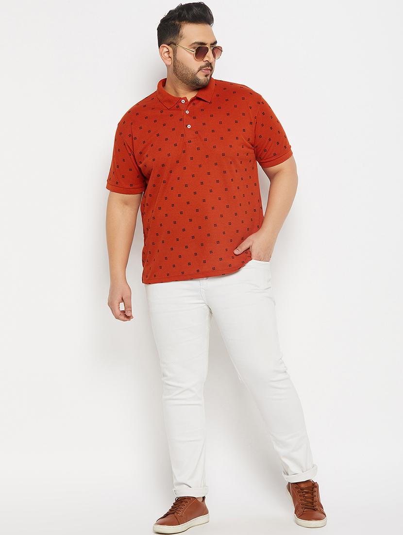 men polo neck printed t-shirt - 20963447 - Zoom Image - 3