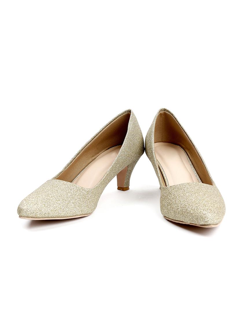 gold slip on pump - 21000772 - Standard Image - 2