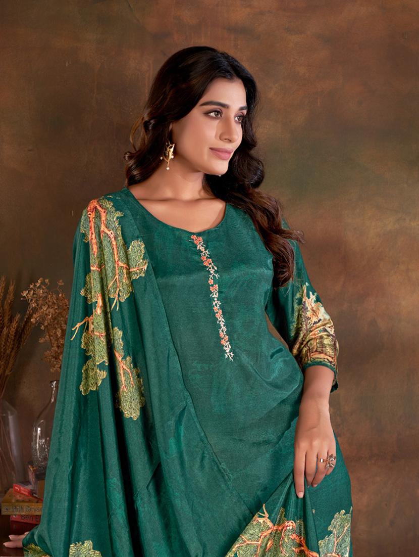 women kurta pant set with dupatta - 21034195 - Zoom Image - 3