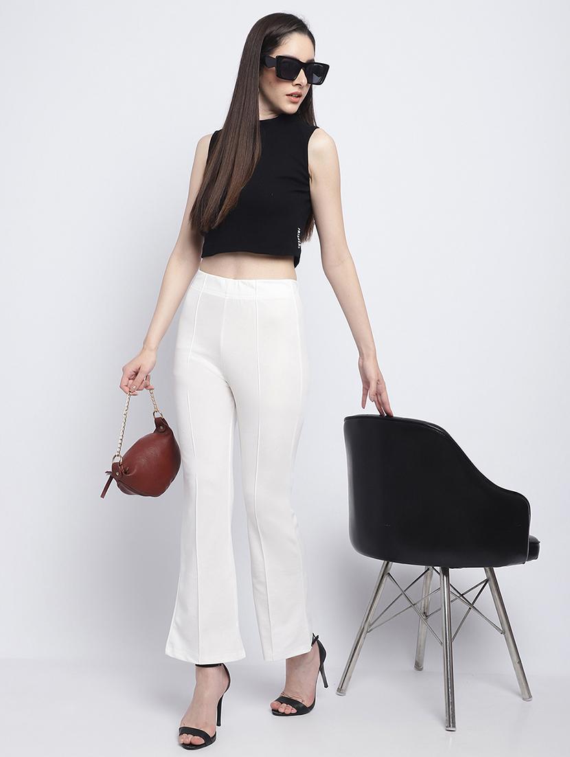 women mid rise bootcut trouser - 21055492 - Standard Image - 4