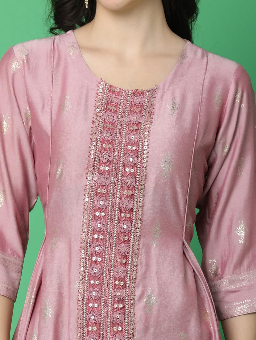 women three quarter sleeve straight kurta - 21131217 - Zoom Image - 7