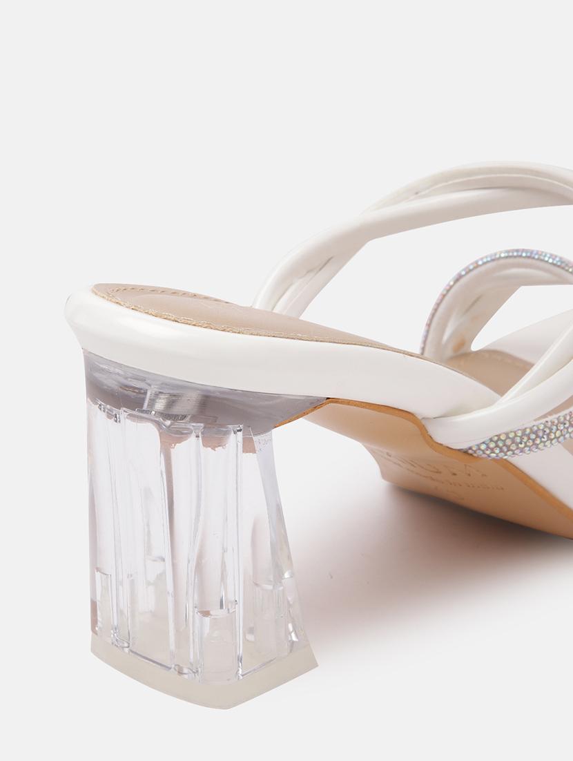 women white slip on sandals - 21173995 - Zoom Image - 2