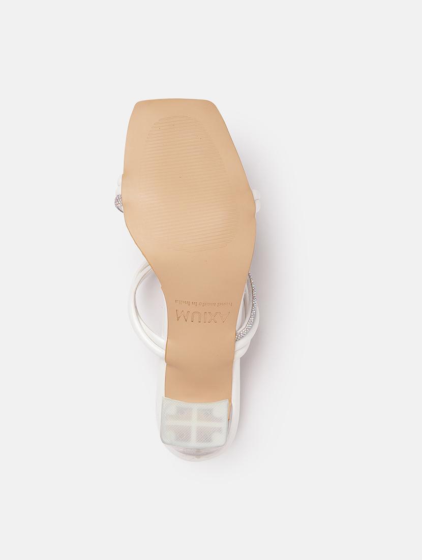women white slip on sandals - 21173995 - Zoom Image - 4