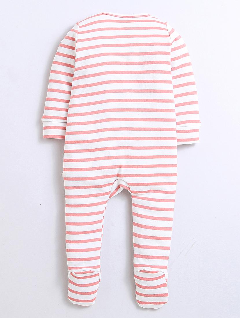 white & red cotton romper - 21232984 - Standard Image - 3