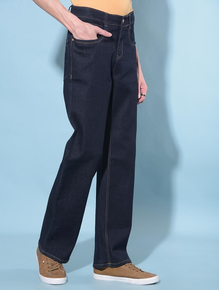 men mid rise plain denim jeans - 21247463 - Standard Image - 2