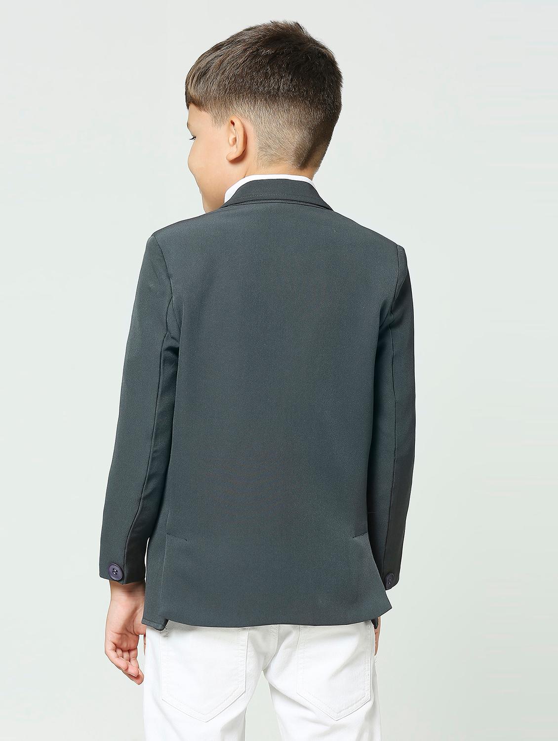 boys long sleeve solid blazer - 21249465 - Zoom Image - 2