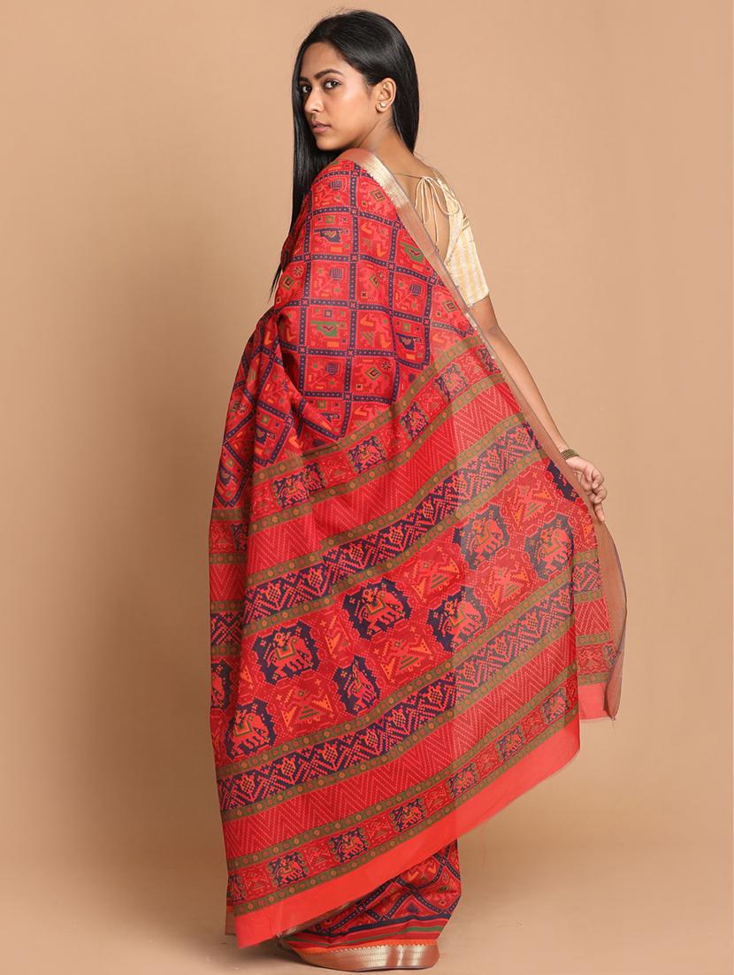 women self design handloom saree - 21272179 - Standard Image - 2