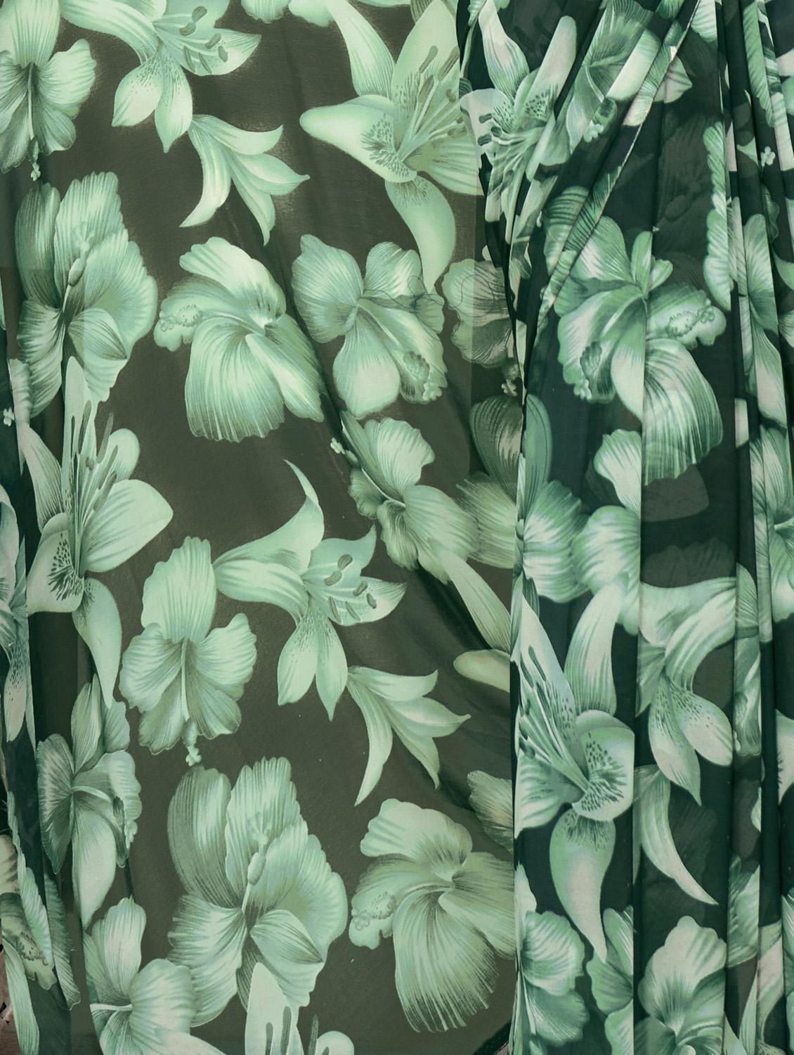 women printed saree - 21278054 - Zoom Image - 4