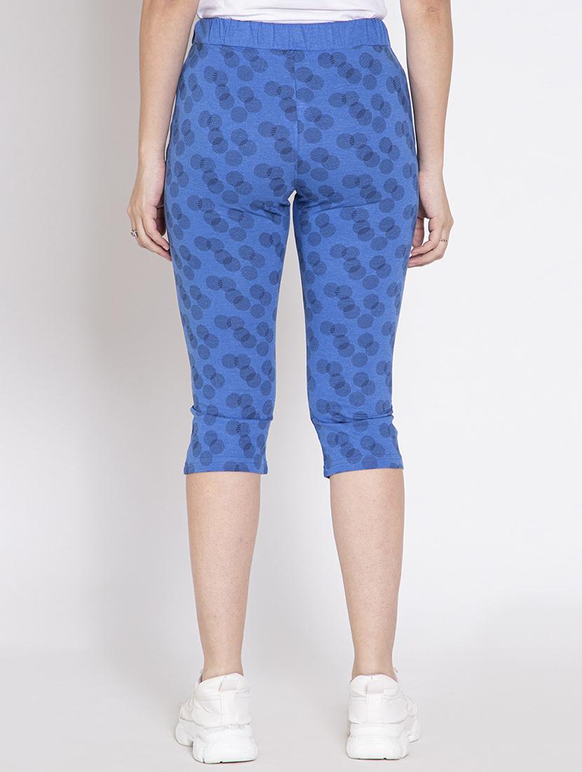 women mid rise cotton blend capri - 21280118 - Zoom Image - 3