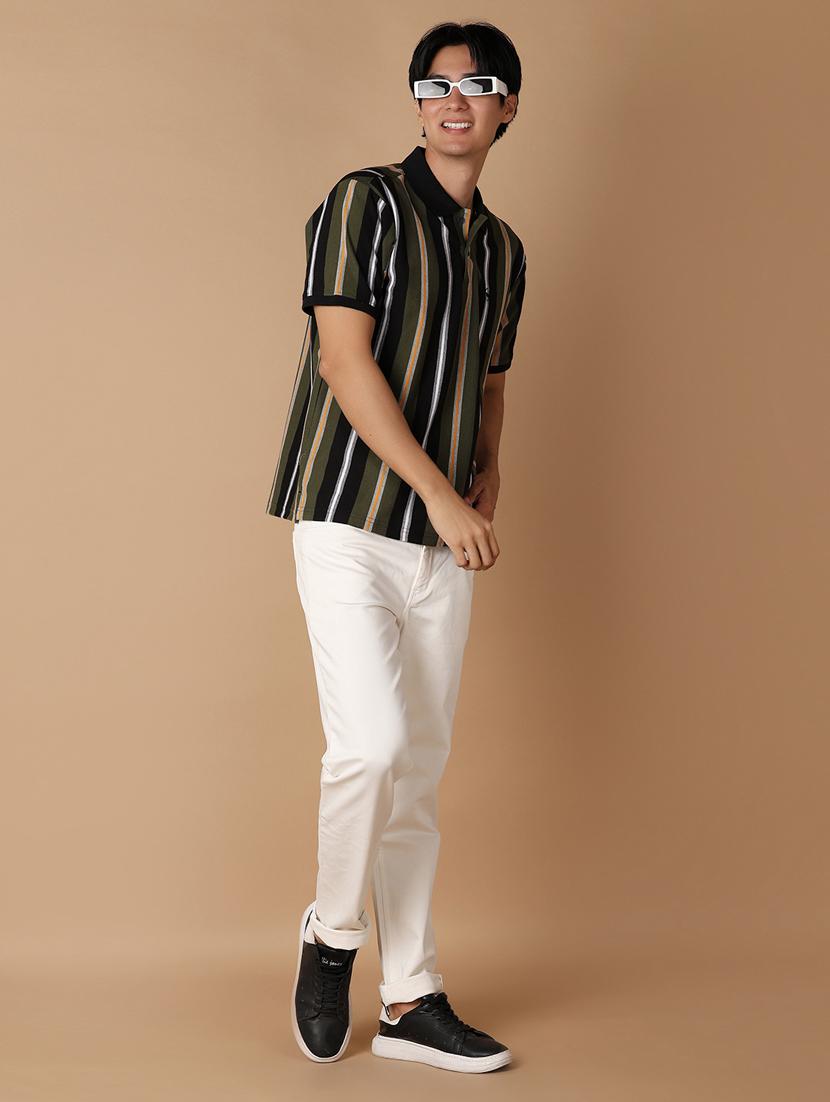 men polo neck short sleeves t-shirt - 21311022 - Standard Image - 3