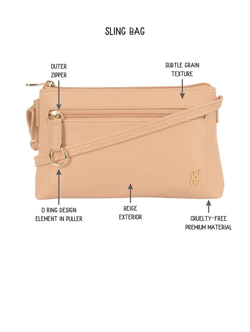 women solid sling bag - 21313091 - Zoom Image - 3
