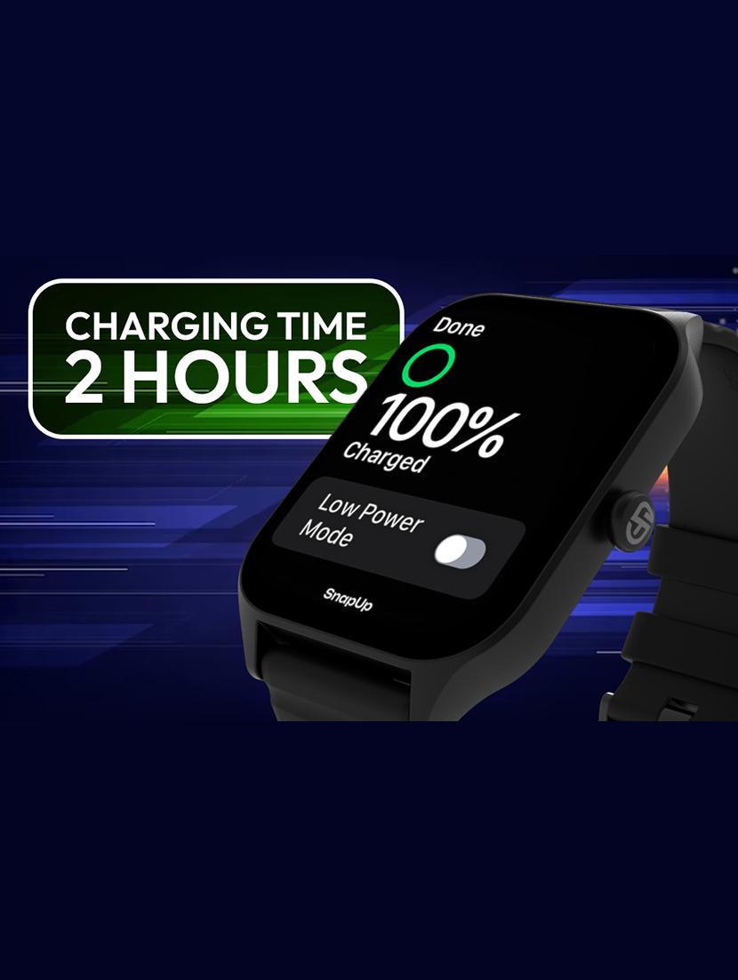 snapup horizon bluetooth calling smartwatch (black) - 21316576 - Standard Image - 4