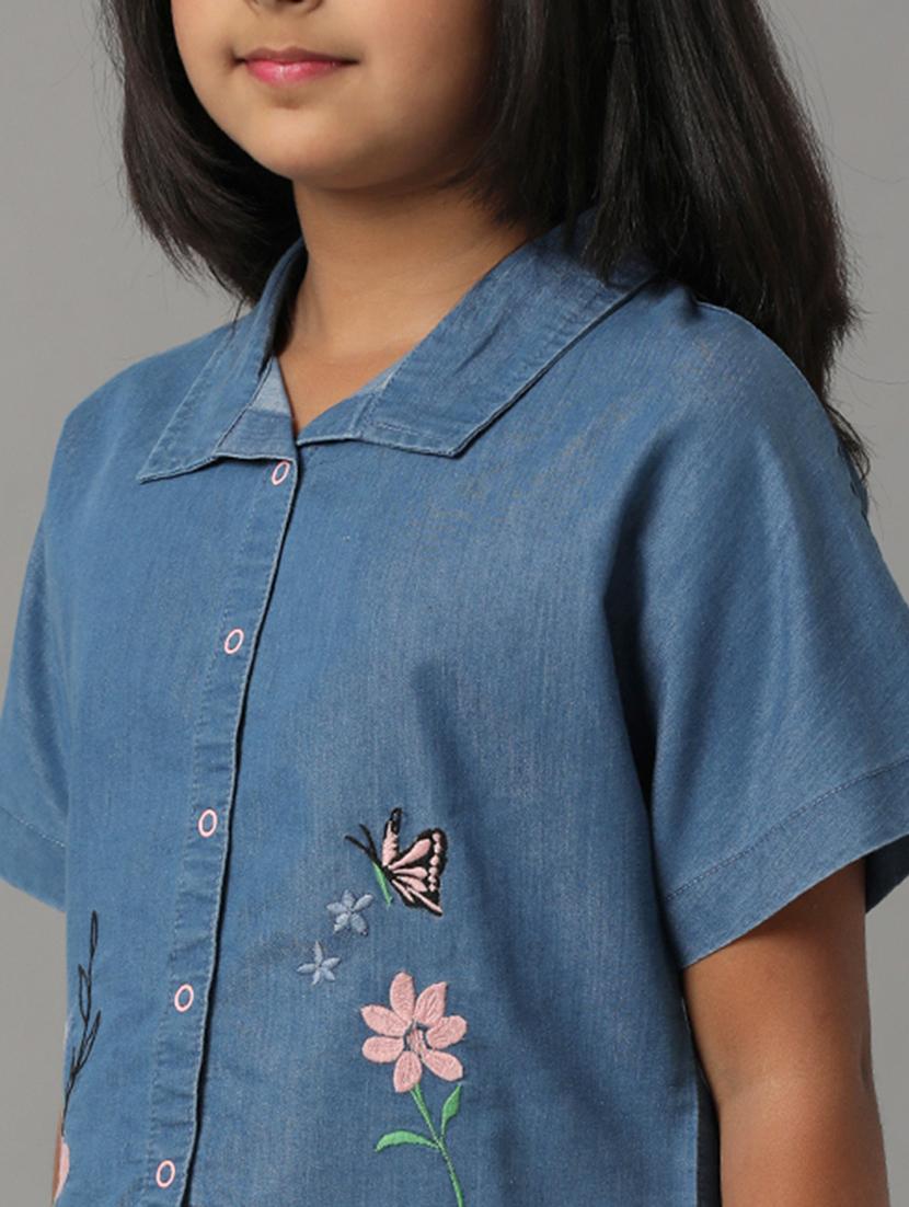 blue cotton top - 21322236 - Standard Image - 4
