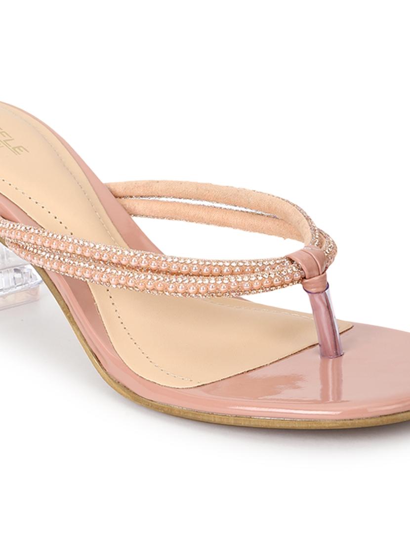 women solid slip on slides - 21333271 - Standard Image - 4