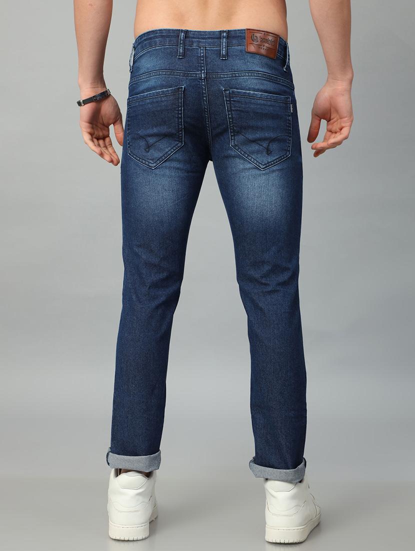 men mid rise plain jeans - 21334734 - Zoom Image - 2
