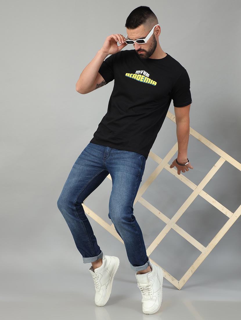 men mid rise plain jeans - 21334734 - Standard Image - 3