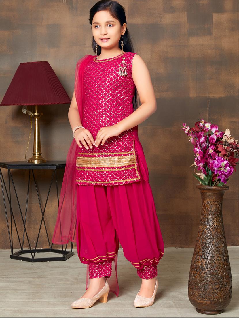 girls top and bottom ethnic wear sets - 21349098 - Zoom Image - 2