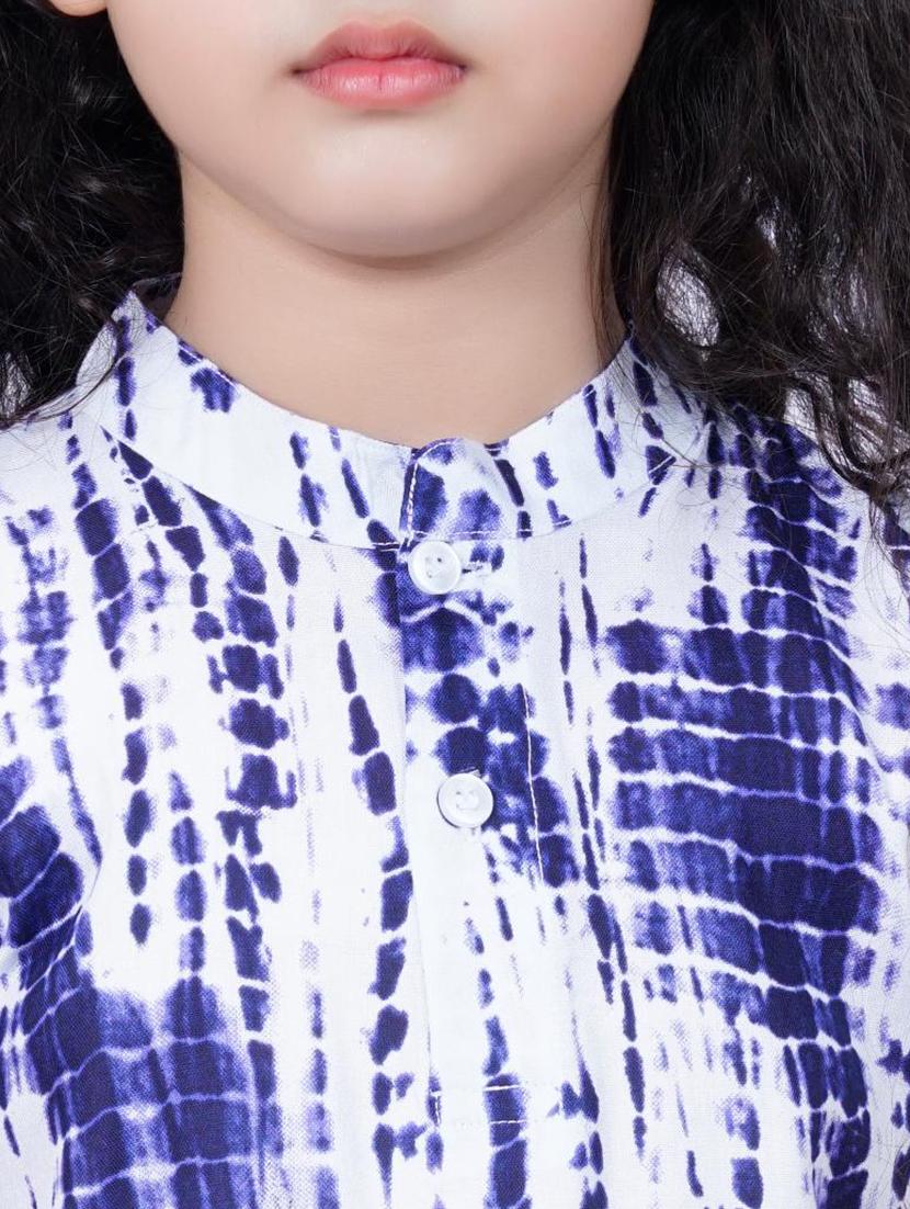 girls short sleeve tie & dye frock - 21391917 - Zoom Image - 5