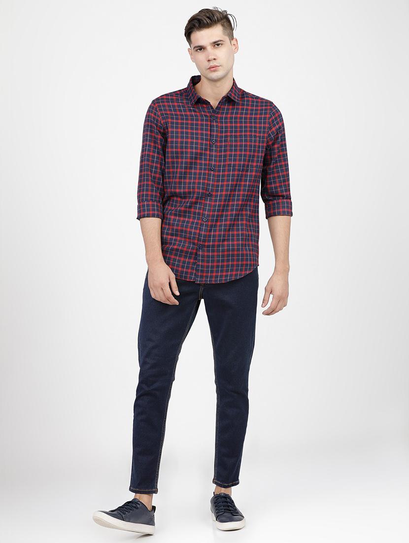 men checkered casual wear shirt - 21487902 - Standard Image - 4