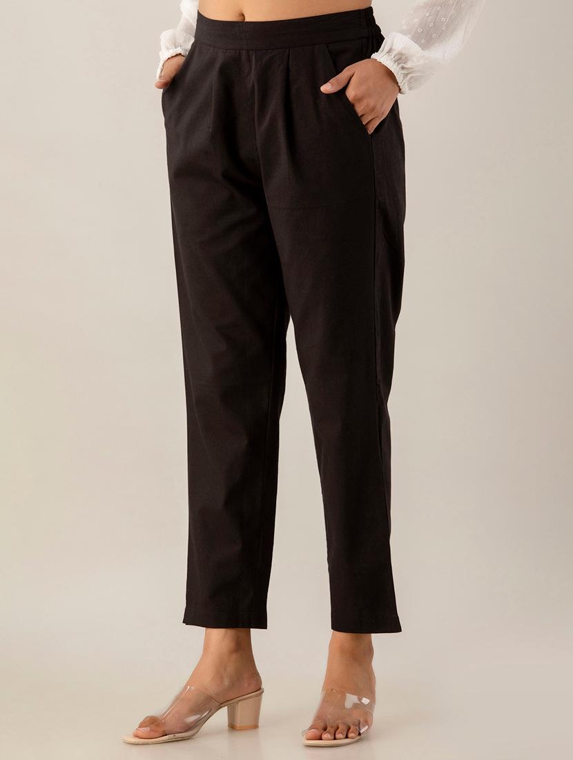 women mid-rise solid cigarette pant - 21497013 - Zoom Image - 1
