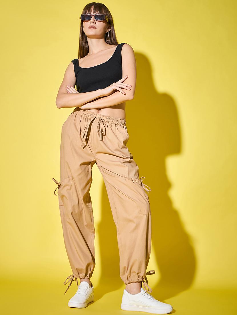 women high rise solid cargo - 21501160 - Zoom Image - 4