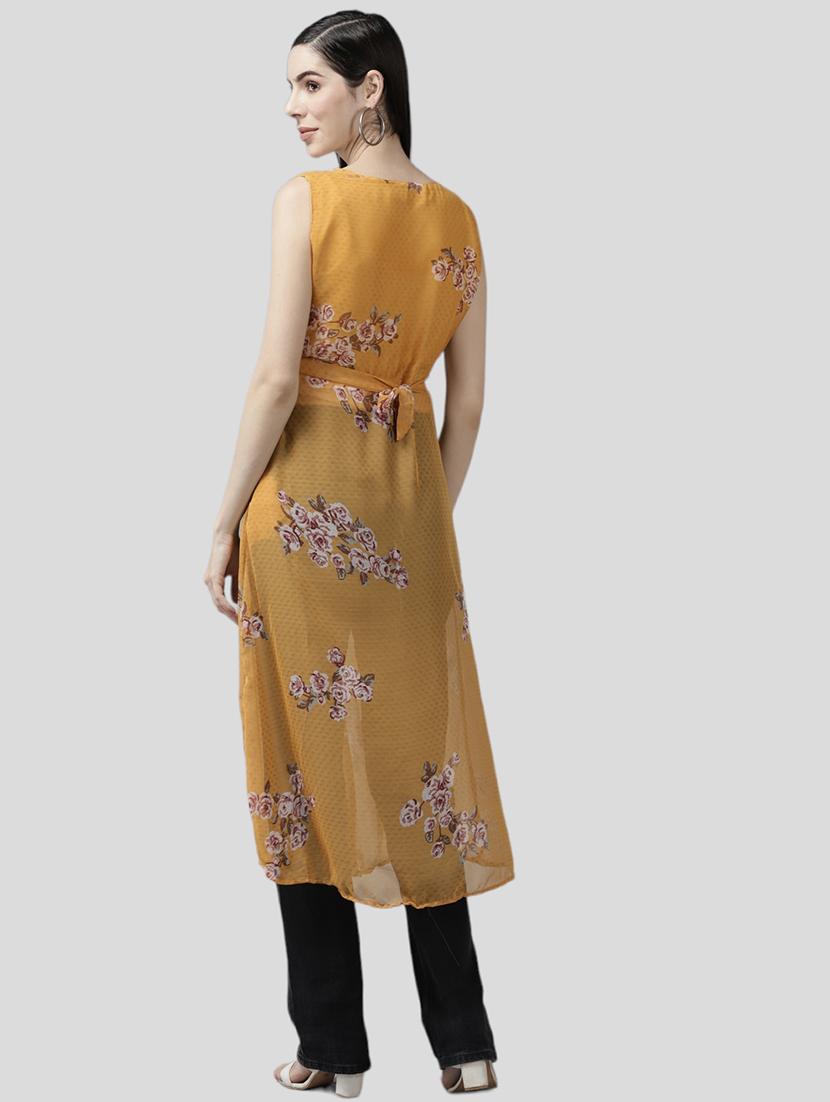 women floral printed sleeveless a-line tunic - 21539107 - Zoom Image - 2