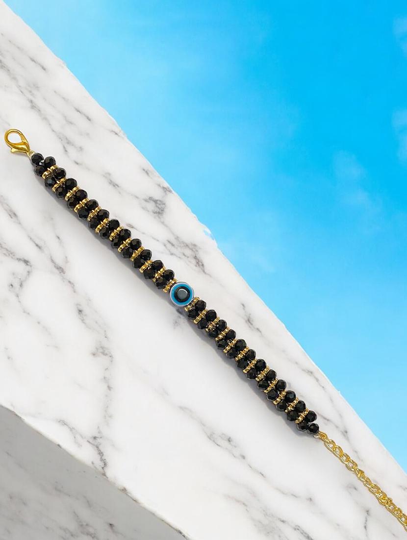 women black evil eye bracelet - 21541629 - Standard Image - 2