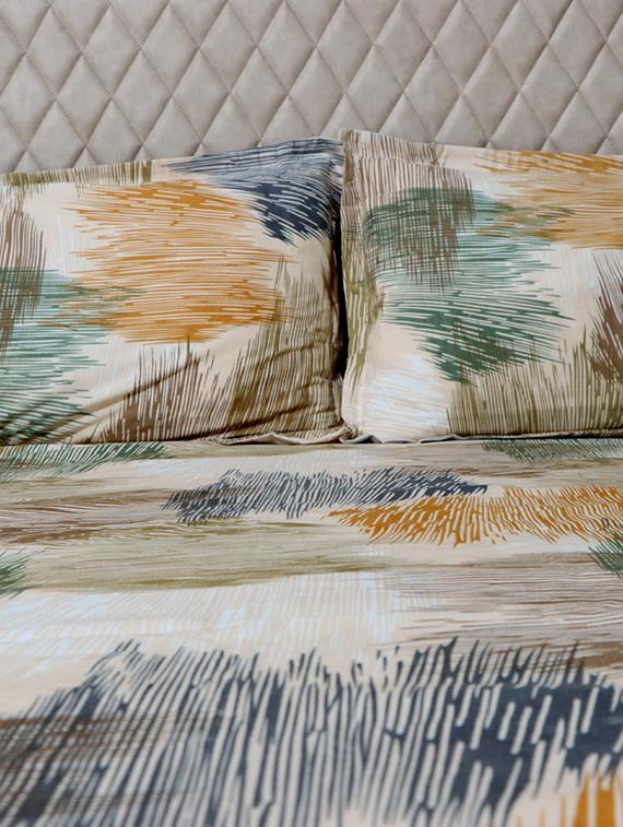 veahome printed cotton king size bedsheet with pillow cover - 21547420 - Zoom Image - 2