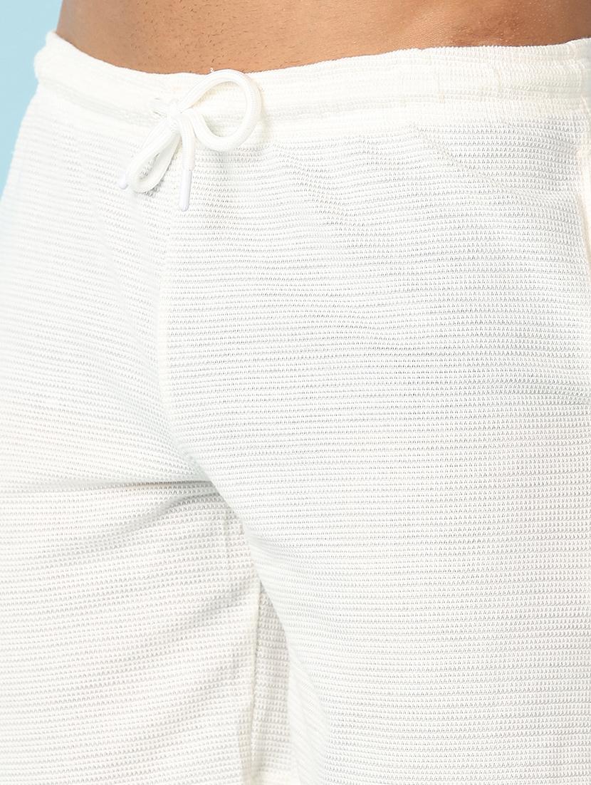 men white plain t-shirt & shorts co-ord set - 21555721 - Standard Image - 5