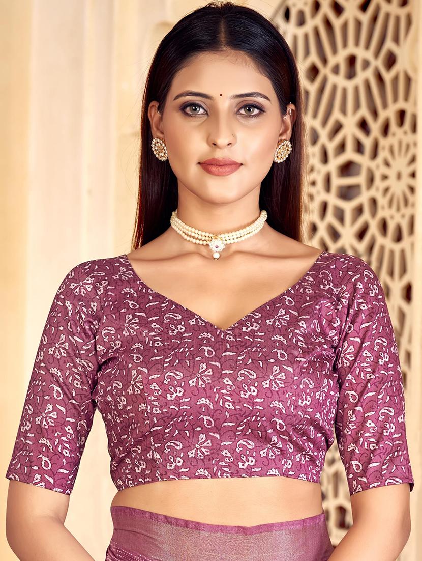women printed saree - 21567764 - Standard Image - 4