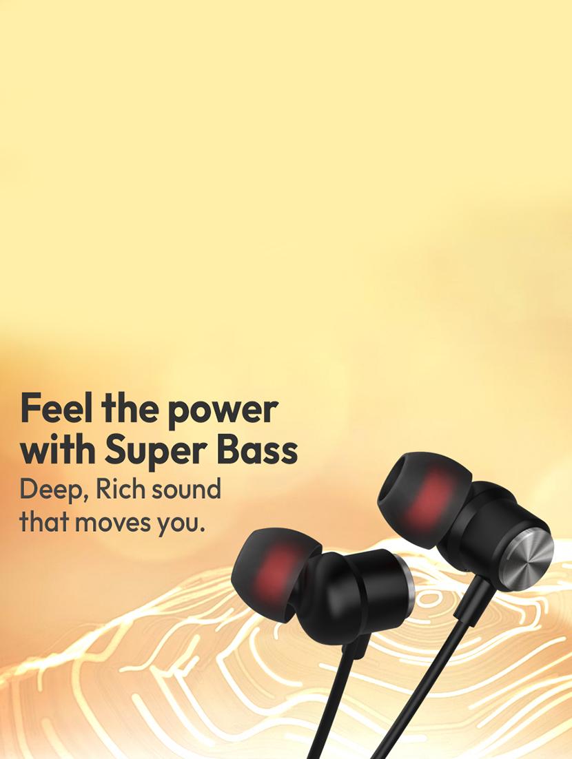 snapup musique bassbeat bluetooth wireless neckband (matte black) - 21568377 - Standard Image - 4