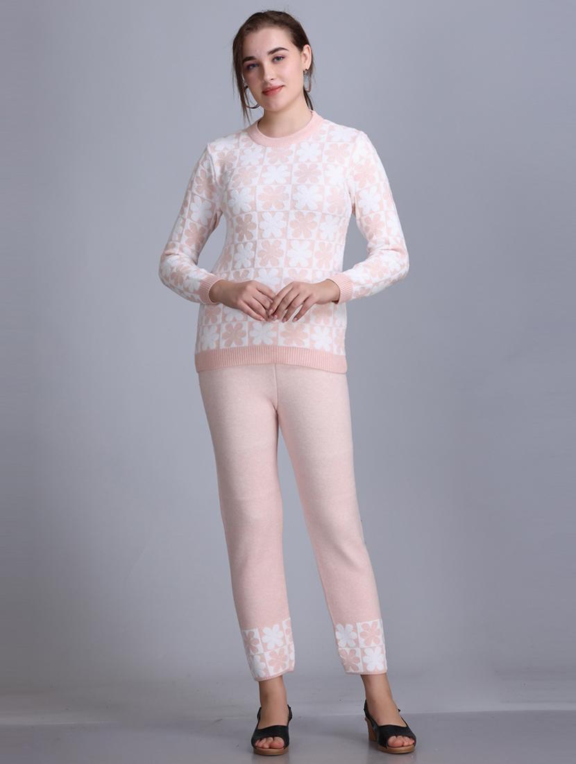 women self design winter co-ord set - 21577256 - Standard Image - 4