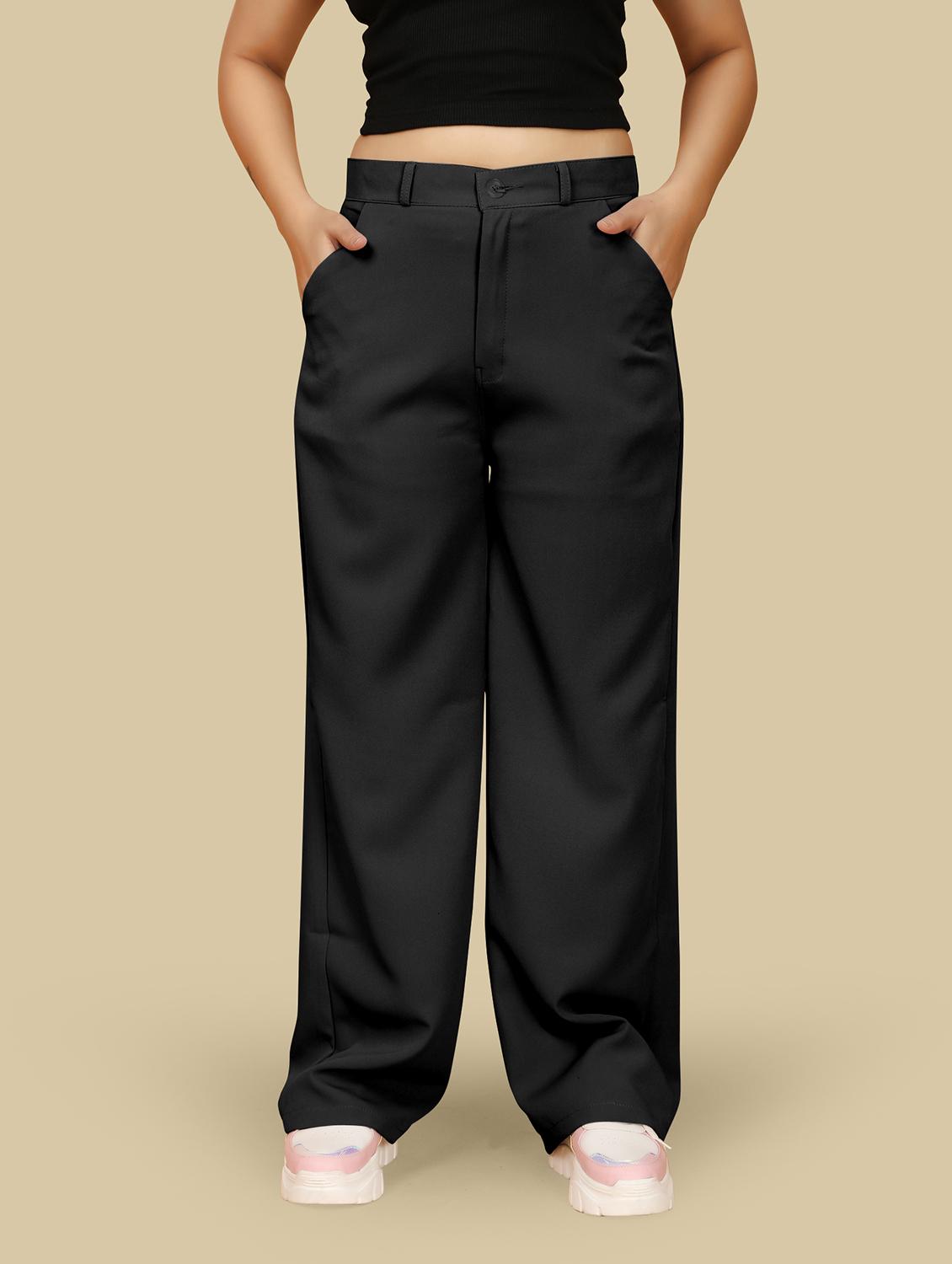 women pack of 2 solid trousers - 21591830 - Zoom Image - 3
