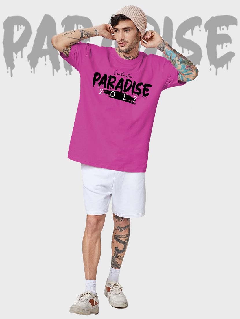 men round neck printed oversized t-shirt - 21621966 - Zoom Image - 2