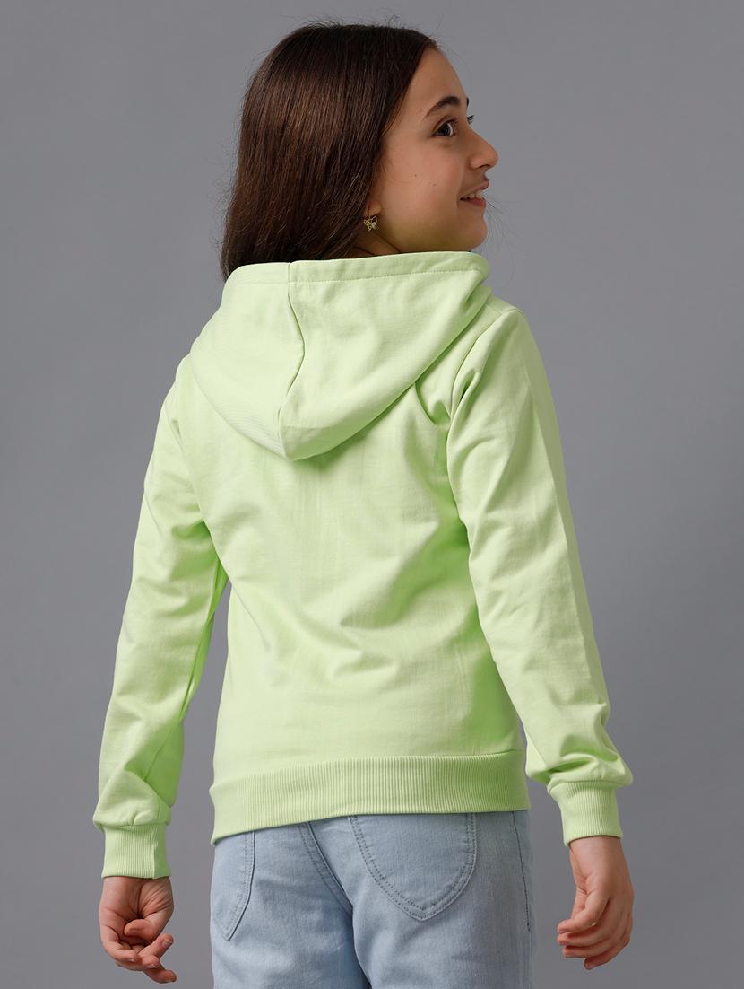 girls chest print long sleeve sweatshirt - 21629932 - Standard Image - 2