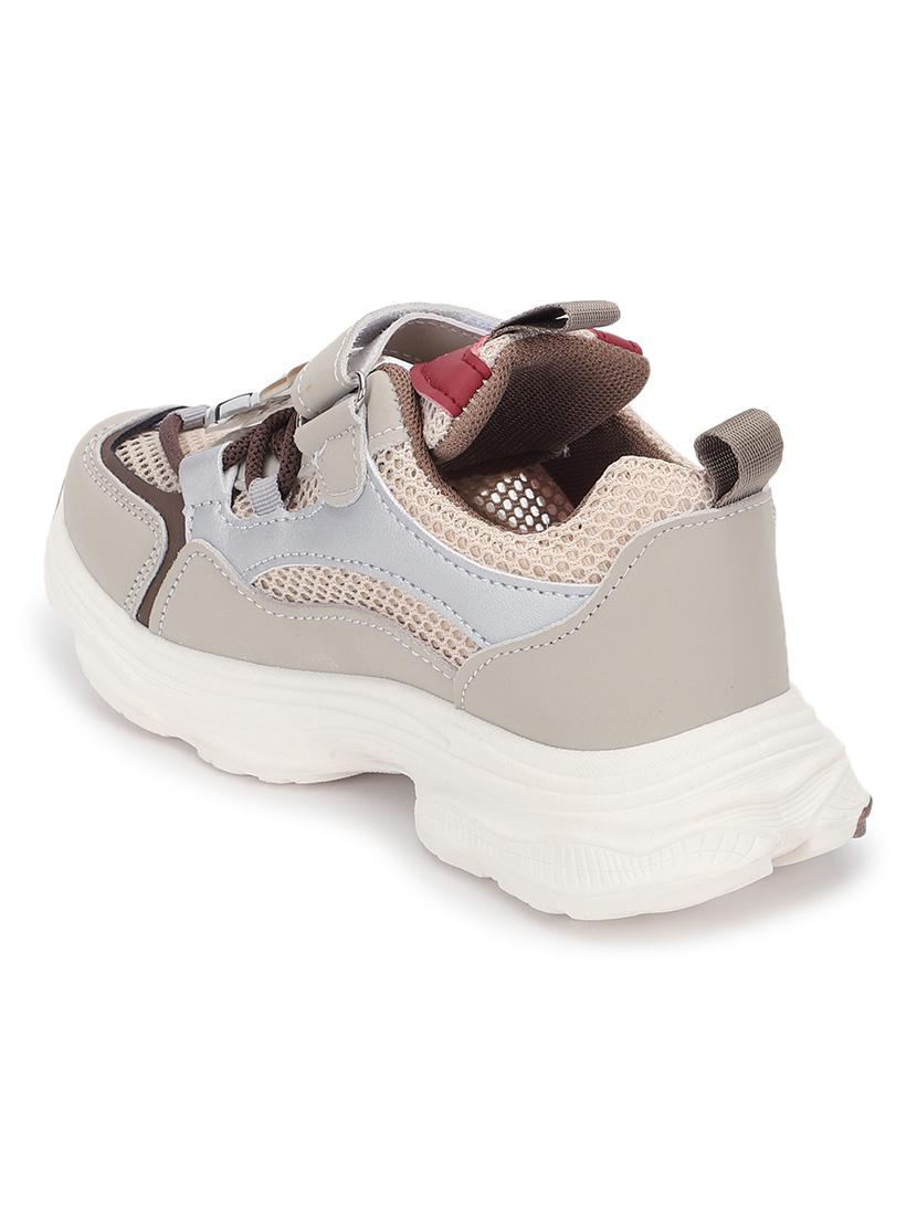 kids beige solid sneaker - 21638300 - Zoom Image - 3