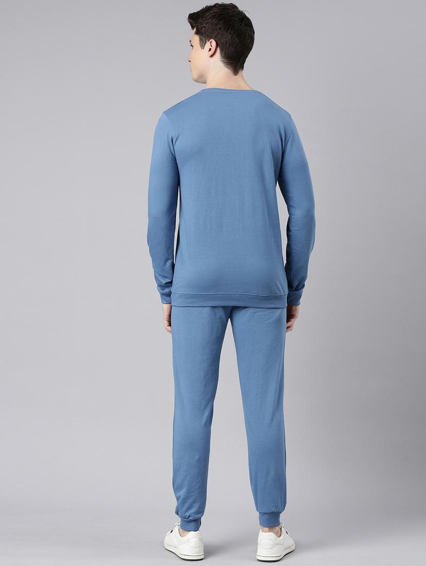 men solid full sleeves co-ords - 21638543 - Standard Image - 2