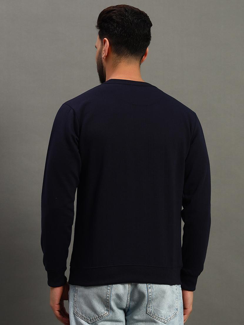 men solid regular fit sweatshirt - 21647108 - Zoom Image - 2