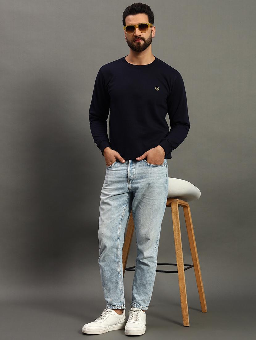 men solid regular fit sweatshirt - 21647108 - Standard Image - 3
